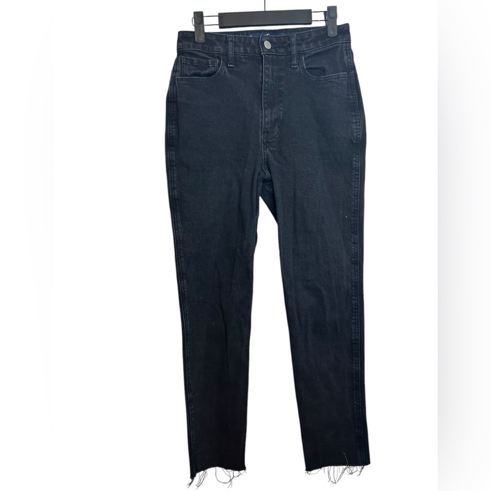Hollister Black Ultra High Rise Mom Jeans